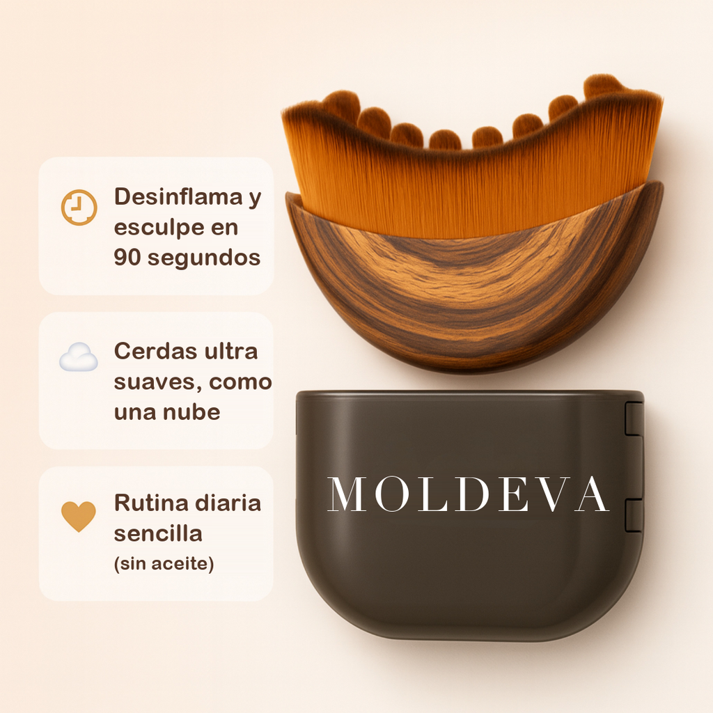 Cepillo facial para masaje linfático